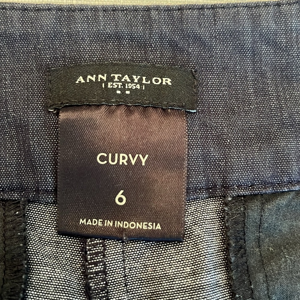 ANN TAYLOR Capris Straight Leg Dress Pants - Picture 4 of 8
